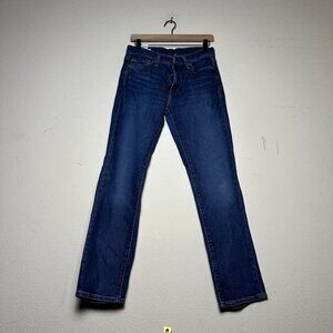 Levi 511 Lot Blue Slim Straight Blue Denim Women 30x30 Jean Pant Casual Fall